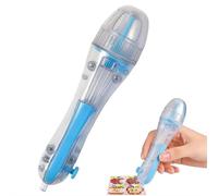 Bead Dispenser Pen,Fuse Beads Pen for 2.6mm Beads,2.6mm Automatic Press Beaded Tool,Transparent Pe-n Bead Dispenser,Portable BeadPen for Beading Crafts DIY Jewelry Making