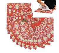 Bead Fusion Film Sheets Pack, Thermal Craft Transfer Liner, Decorative Pattern Overlay Paper for DIY Mosaic Hobby Studio Workshop Classroom Creative Art Design Use Set