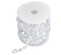 Bead Garland Strands Decoration String Iridescent Rectangle Acrylic Beads for Wedding Christmas Party Decorations 10m 32.8ft