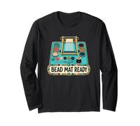 Bead MAT Ready Loom Needle Table Long Sleeve T-Shirt