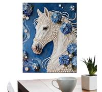 Bead Painting Kit - 3D Bead Dots Decorative Bead Painting Kit | DIY Diamond Art with Beads for Adults and Children | For Birthday, Christmas, Valentine's Day, Bookshelf, Entrance