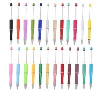 Bead Pen - Smoothly Write Refillable Pens with Beads Creativity | Kids Party Favors for Homework, Signing, Working, Examination, Journaling