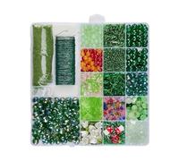 Bead Plant Craft Set for Beginners - DIY Craft Set, Green Bead Set, for Beginners, Adults, Women, Art Students, Hobby Room, Workshop, School Project, Holiday, Birthday