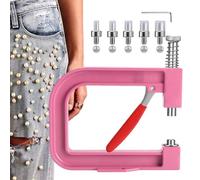 Bead Rivet Fastener Machine - Hand Press | Jewelry Crafts - Manual Construction, Beaded Setting Design, Support DIY Clothing, Wedding, Party, Handbag
