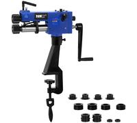 Bead Roller 177 mm Manual 6 Pairs of Dies - Metal Working Tools by MSW Black,Blue