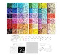 Bead Set - Melting Bead Kit, Handmade Fuse Activity | 367g Vibrant Flat Puzzle Making Supplies Creative Art Educational Project Pack for Birthday Celebrations Parties