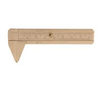 Bead Sizer Measuring Rulers Copper Double Scale Vernier Calipers Measure for DIY Bracelet Necklace Jewelry Making Tools Vernier Caliper Digital Metal Measurement Sliding Gauge Cutter Ruler Double