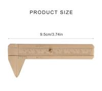 Bead Sizer Measuring Rulers Copper Double Scale Vernier Calipers Measure for Necklace Jewelry Making Tools