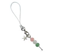 Bead Star Pendant Phone Charms Hanging Rope Elegant Phone Chain Strap Bag Decorative Strap Keychain Accessories Phone Pendant Strap Cartoon Charm Chain, フリーサイズ