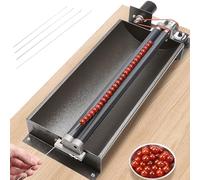 Bead Stringing Machine, 30w Auto Beading Tool with 4 Needles, 3500rpm Adjustable Speed, DIY Beads Threading for Round Jade, Agate, Glass & Wood Beads