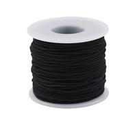 Bead Thread 1 Roll Elastic Colorful Stretchy Crafting String For DIY Jewelry Making Bracelet Necklace Supplies(Black)