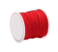 Bead Thread Red Nylon Cord Bracelet Braided Rope String For Jewelry Making DIY Craft Tassel Necklace(2.0mm 16M)