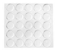 Beadaholique 200-Piece Epoxy Stickers for Bottle Cap Pendants, 1-Inch, Clear