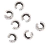 Beadaholique 5004840CCB100 10-Piece Sterling Crimp Bead Covers, 4mm, Silver