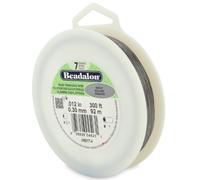 Beadalon 0.3 mm Diameter 92 m Reel 7 Strand Wire, Bright