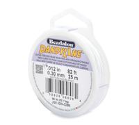 Beadalon 0.30 mm 25 m Dandyline, White