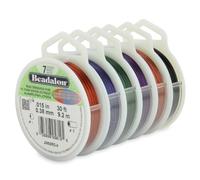 Beadalon 0.38 mm Diameter 7 Strand Wire, Pack of 6, Assorted Colours
