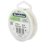Beadalon 0.38 mm Diameter 9.2 m Reel 7 Strand Wire, Silver