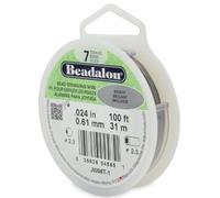 Beadalon 0.61 mm Diameter 31 m 7 Strand Wire Bright Reel