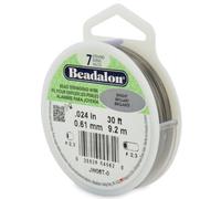 Beadalon 0.61 mm Diameter 9.2 m 7 Strand Wire Bright Reel