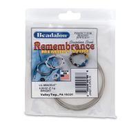 Beadalon (1-Pack Remembrance Memory Wire Round Bracelet Large Bright 0.25 oz (7 g) appx 15 coils/pack JMBT-0.25ZLG-1P
