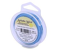 Beadalon 10-Yards Artistic 18-Gauge Wire, Powder Blue
