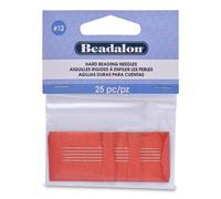 Beadalon #12 25-Piece Hard Beading Needles