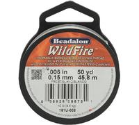 Beadalon 161-U008 Wildfire Stringing Wire .006" (.15mm) Diameter 50 Yds/Pkg