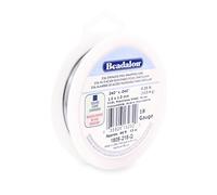 Beadalon 316L Stainless Steel Wrapping Wire, Square, Gauge, 1/4 Pound, Silver, 18 Gauge/1/4 lb Spool