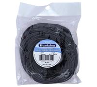 Beadalon 2.5 mm 25 m Rubber Tubing, Black