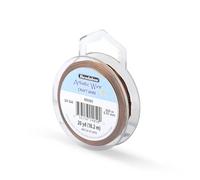 Beadalon 20-Yards Artistic 24-Gauge Wire, Brown