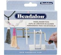 Beadalon 216S-100 Plastic Tassel Maker, White, 2.5-9.7cm