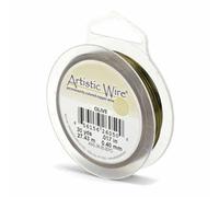 Beadalon 30-Yards Artistic 26-Gauge Wire, Olive