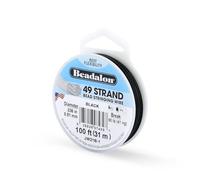 Beadalon Bead Stringing Wire, Black