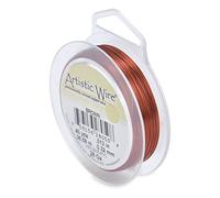 Beadalon 40-Yards Artistic 28-Gauge Wire, Brown