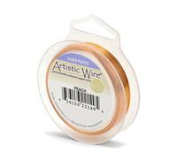 Beadalon 40-Yards Artistic 28-Gauge Wire, Peach