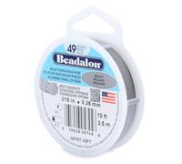 Beadalon Bead Stringing Wire, Stainless Steel, 10'
