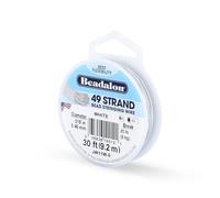 Beadalon Bead Stringing Wire, White