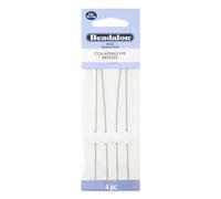 Beadalon 5-inch Heavy Collapsible Eye Needles, Pack of 4