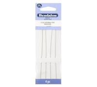 Beadalon 5-inch Medium Collapsible Eye Needles, Pack of 4