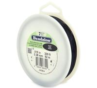 Beadalon 7-Strand 0.015" (0.38 mm) 300 ft (91.4 m) Black Bead Stringing Wire.015