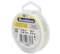 Beadalon 9.2 m Reel 0.46 mm Diameter 19 Strand Wire, Silver