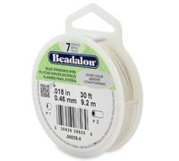 Beadalon 9.2 m Reel 0.46 mm Diameter 7 Strand Wire, Silver
