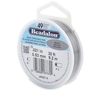 Beadalon Bead Stringing Wire, Bright