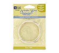 Beadalon AWB-16S-10-10FT Artistic Wire-Non-Tarnish Silver-16 Gauge, 10', Copper, Nt Silver