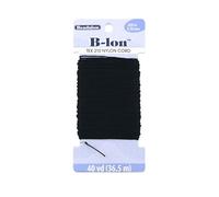 Beadalon B-LON Cord, TEX 210, 0.50 mm, Black, 40 yd
