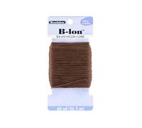 Beadalon B-LON Cord, TEX 210, 0.50 mm, Dark Brown, 40 yd