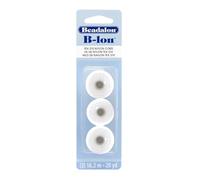 Beadalon B-LON Cord, TEX 210, 0.50 mm, White, 20 yd ea, 3 pc