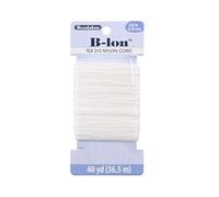 Beadalon B-LON Cord, TEX 210, 0.50 mm, White, 40 yd