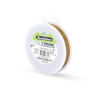 Beadalon Bead Stringing Wire, Sat. Gold